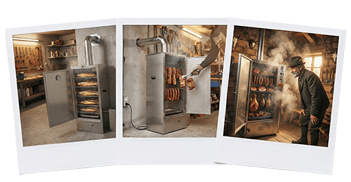 Beelonia Räucheröfen in Aktion